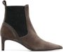 Brunello Cucinelli 60mm suede ankle boots Brown - Thumbnail 1