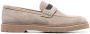 Brunello Cucinelli bead-detail suede loafers Neutrals - Thumbnail 1