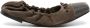 Brunello Cucinelli beaded leather ballerina shoes Brown - Thumbnail 1