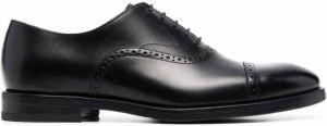 Brunello Cucinelli brogue lace-up leather shoes Black