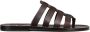 Brunello Cucinelli caged leather sandals Brown - Thumbnail 1