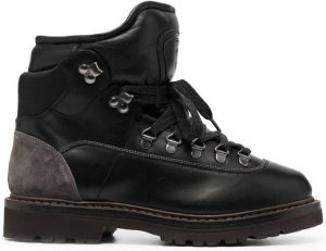 Brunello Cucinelli chunky hiking boots Black
