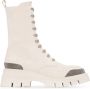 Brunello Cucinelli chunky lace-up combat boots Neutrals - Thumbnail 1