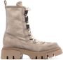 Brunello Cucinelli chunky-sole lace-up boots Neutrals - Thumbnail 1