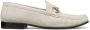 Brunello Cucinelli decorative-buckle leather shoes White - Thumbnail 1