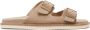 Brunello Cucinelli double-buckle suede sandals Neutrals - Thumbnail 1