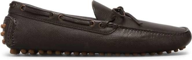 Brunello Cucinelli Driver leather loafers Brown