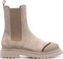 Brunello Cucinelli elasticated-panel ankle boots Neutrals - Thumbnail 1