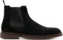 Brunello Cucinelli elasticated-panel chelsea leather boots Black - Thumbnail 1