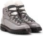 Brunello Cucinelli Kids colour-block leather boots Silver - Thumbnail 1