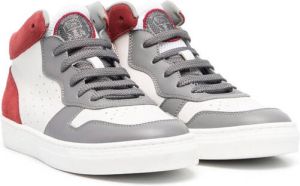 Brunello Cucinelli Kids colour-block sneakers Grey