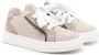 Brunello Cucinelli Kids knitted panelled sneakers Neutrals - Thumbnail 1