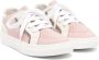 Brunello Cucinelli Kids Monili-chain knitted sneakers Pink - Thumbnail 1