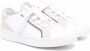 Brunello Cucinelli Kids panelled low-top sneakers White - Thumbnail 1