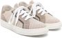Brunello Cucinelli Kids sock-ankle lace-up sneakers Gold - Thumbnail 1