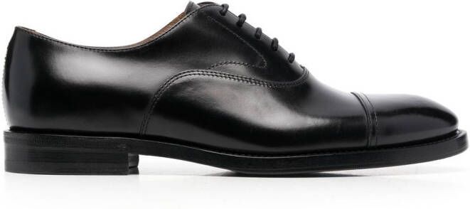 Brunello Cucinelli lace-up leather Oxford shoes Black