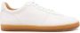 Brunello Cucinelli logo-embossed leather sneakers White - Thumbnail 1