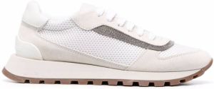 Brunello Cucinelli Monili lace-up sneakers White