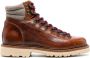 Brunello Cucinelli padded ankle lace-up boots Brown - Thumbnail 1