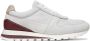 Brunello Cucinelli panelled leather sneakers White - Thumbnail 1
