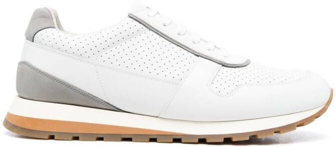 Brunello Cucinelli panelled low-top sneakers White