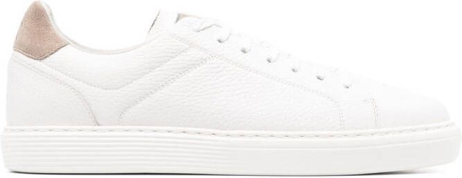 Brunello Cucinelli panelled low-top sneakers White