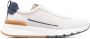 Brunello Cucinelli panelled low-top sneakers White - Thumbnail 1