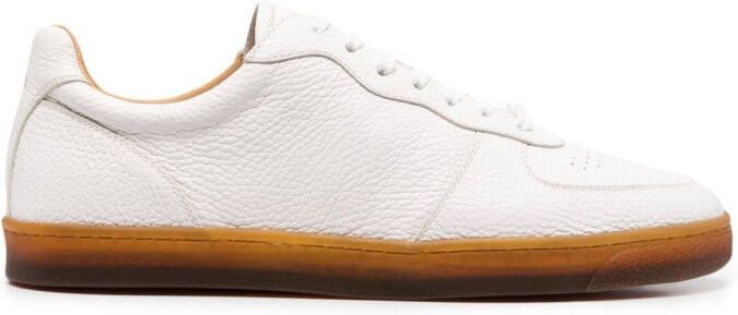 Brunello Cucinelli pebbled low-top sneakers White