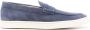Brunello Cucinelli penny-slot suede loafers Blue - Thumbnail 1