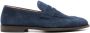 Brunello Cucinelli penny-slot suede loafers Blue - Thumbnail 1