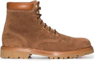 Brunello Cucinelli Polacco suede lace-up boots Brown