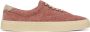 Brunello Cucinelli twill lace-up sneakers Red - Thumbnail 1