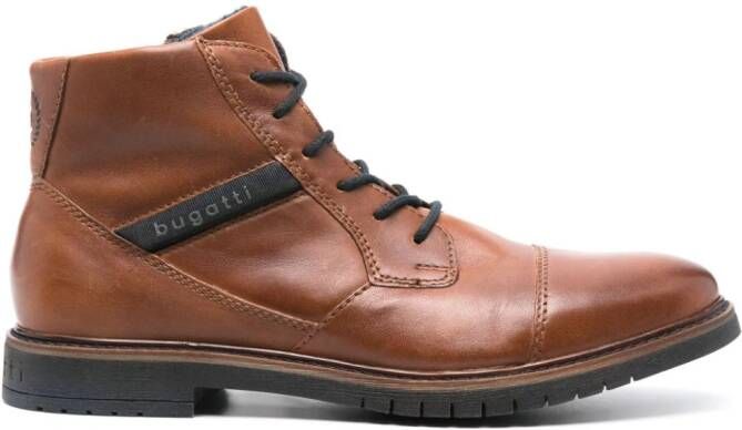 Bugatti Caj leather boots Brown
