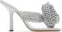 Burberry 105mm knitted-motif strappy sandals White - Thumbnail 1