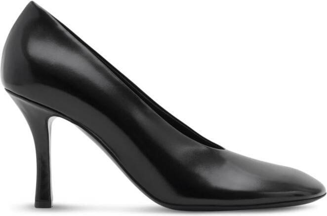 Burberry 85mm Baby leather pumps Black
