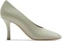 Burberry 85mm slip-on leather pumps Neutrals - Thumbnail 1