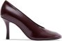 Burberry almond-toe leather pumps Red - Thumbnail 1
