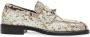 Burberry Barbed python-print loafers Neutrals - Thumbnail 1