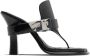 Burberry Bay leather sandals Black - Thumbnail 1