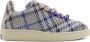 Burberry Box checked knitted sneakers Blue - Thumbnail 1