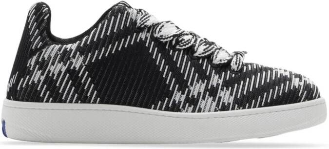 Burberry Box checked sneakers Black