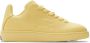 Burberry Box leather sneakers Yellow - Thumbnail 1