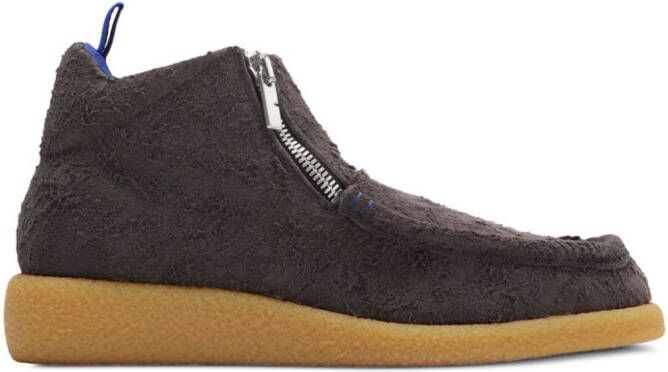 Burberry Chance suede boots Grey