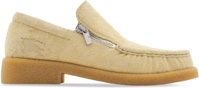 Burberry Chance suede loafers Neutrals