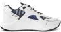 Burberry check-pattern leather sneakers White - Thumbnail 1