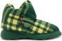 Burberry Check Pillow ankle boots Green - Thumbnail 1