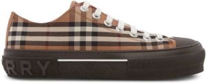 Burberry check-print low-top sneakers Brown