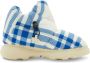 Burberry checked drawstring padded boots Blue - Thumbnail 1