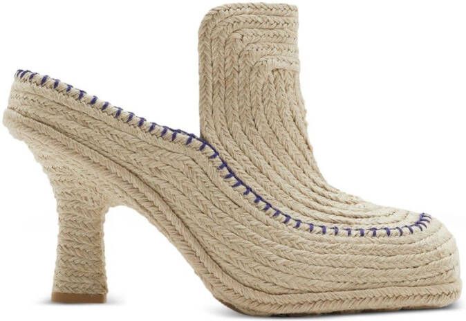 Burberry Cord woven mules Neutrals