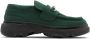 Burberry Creeper Clamp barbed-wire suede loafers Green - Thumbnail 1